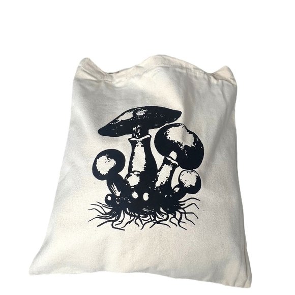 Mushroom Canvas Tote bag - Picture 4 of 9